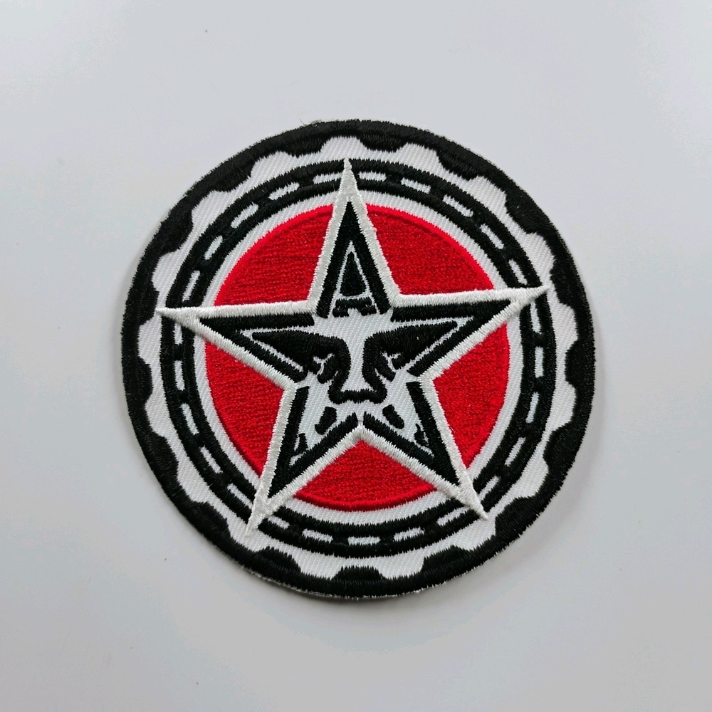 OBEY Shepard Fairey Andre The Giant Iron On Patch Vintage 1990's Skateboarding